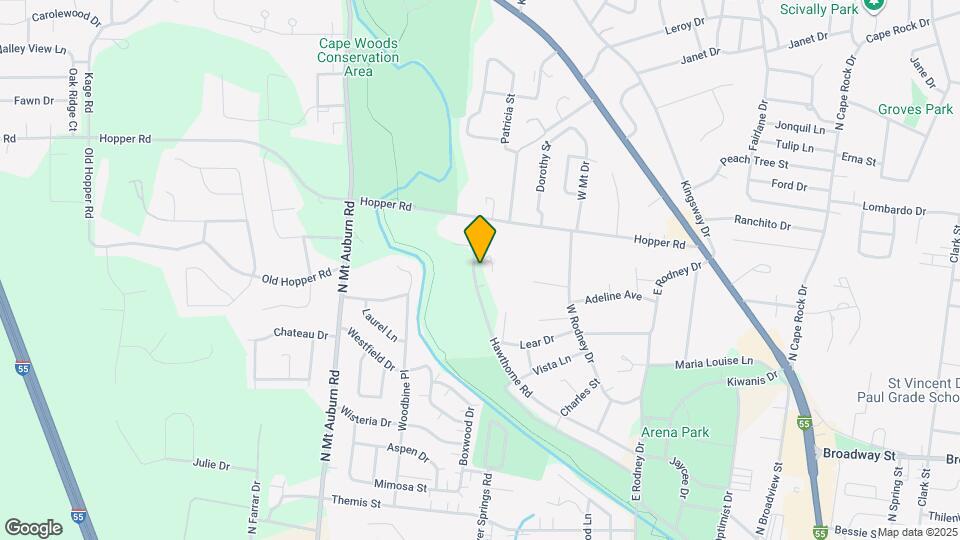 2937 Shadow Wood Ln Map and Location Details