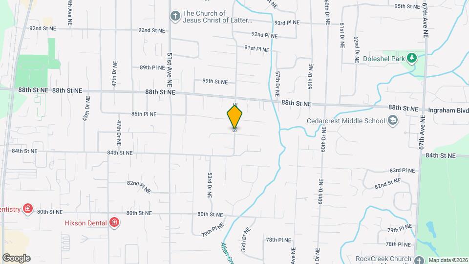 8524 55th Pl NE Map and Location Details