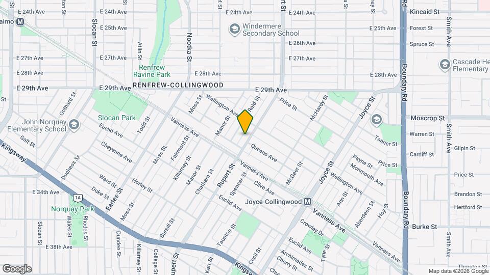 4769 Rupert St Map and Location Details