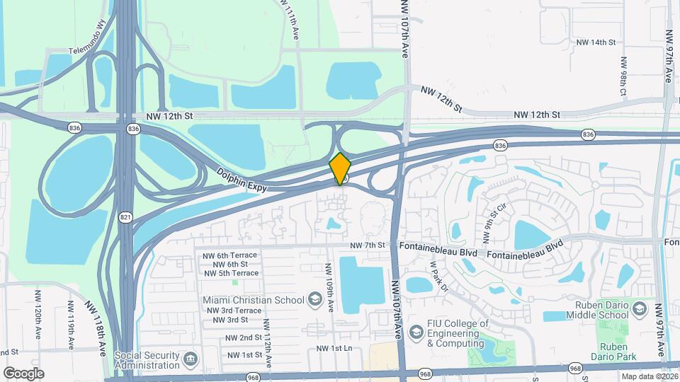 10845 NW 7th St Map and Location Details
