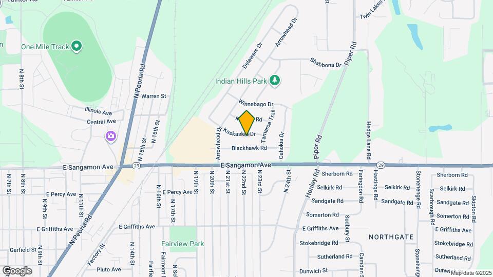 2132 Kaskaskia Dr Map and Location Details