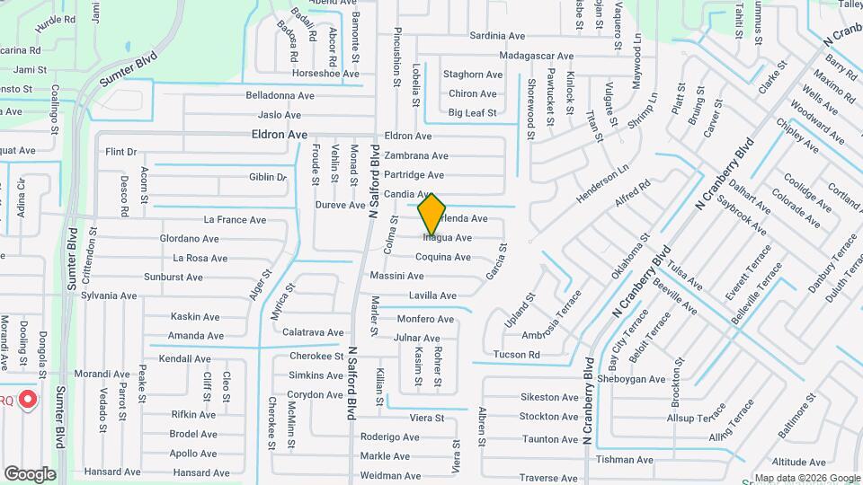 3767 Inagua Ave Mapa y Detalles de la Ubicación
