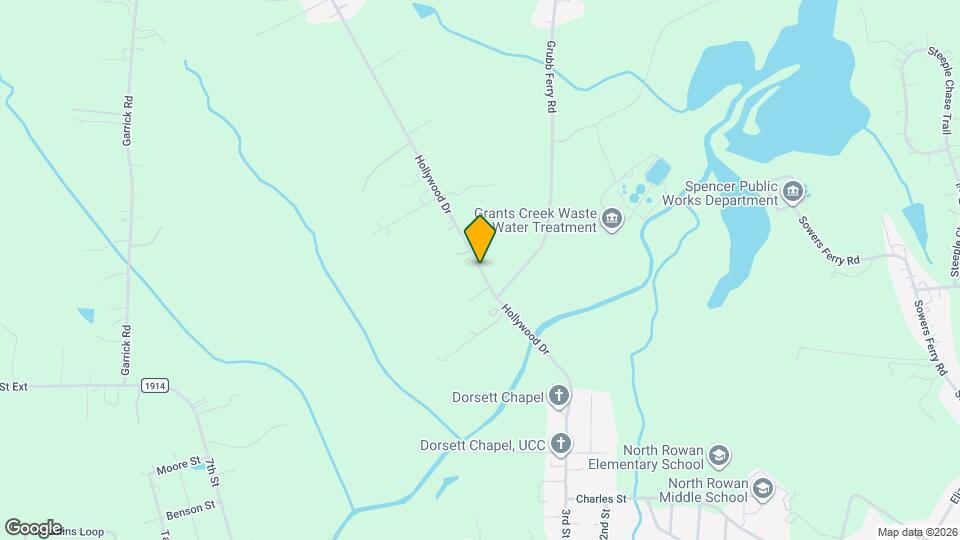 1830 Hollywood Dr Map and Location Details