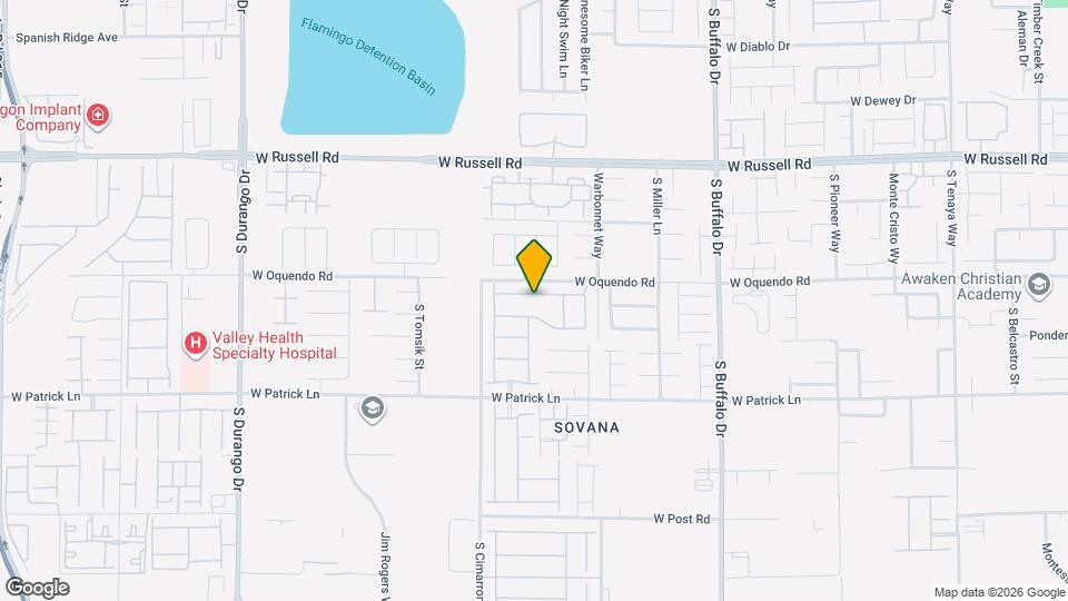 8109 Minavalle Ave Map and Location Details