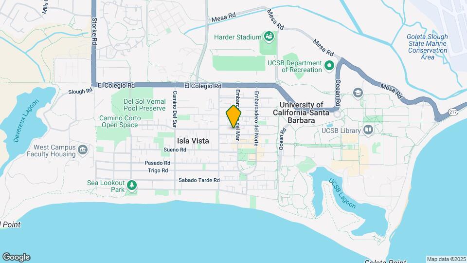 855 Embarcadero Del Mar Map and Location Details