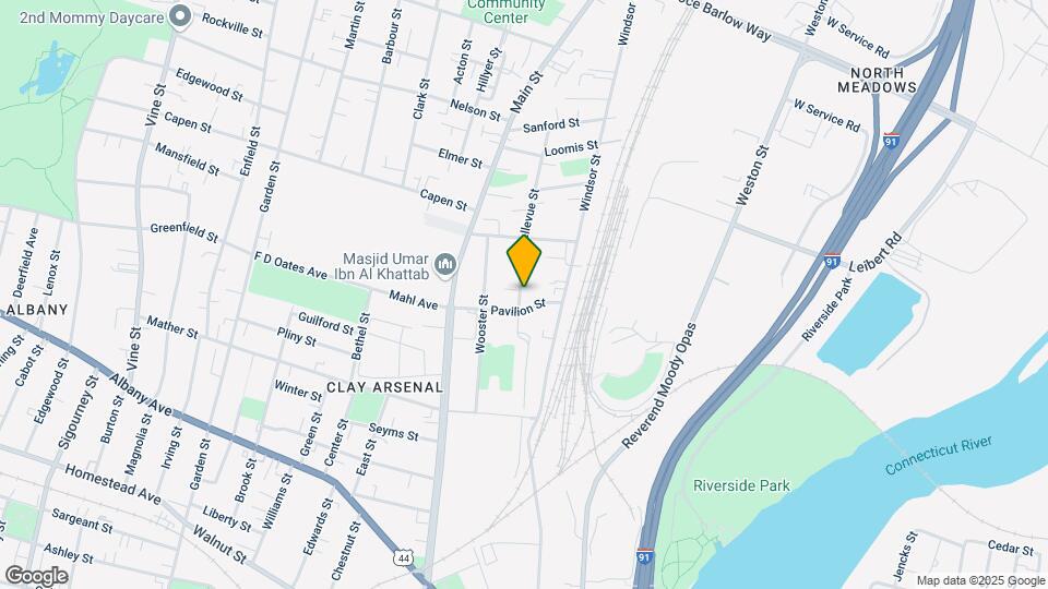 200 Bellevue St Mapa y Detalles de la Ubicación