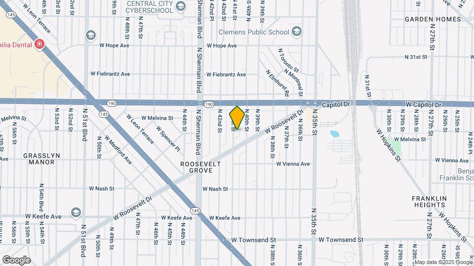 3894 N 41st St Map and Location Details