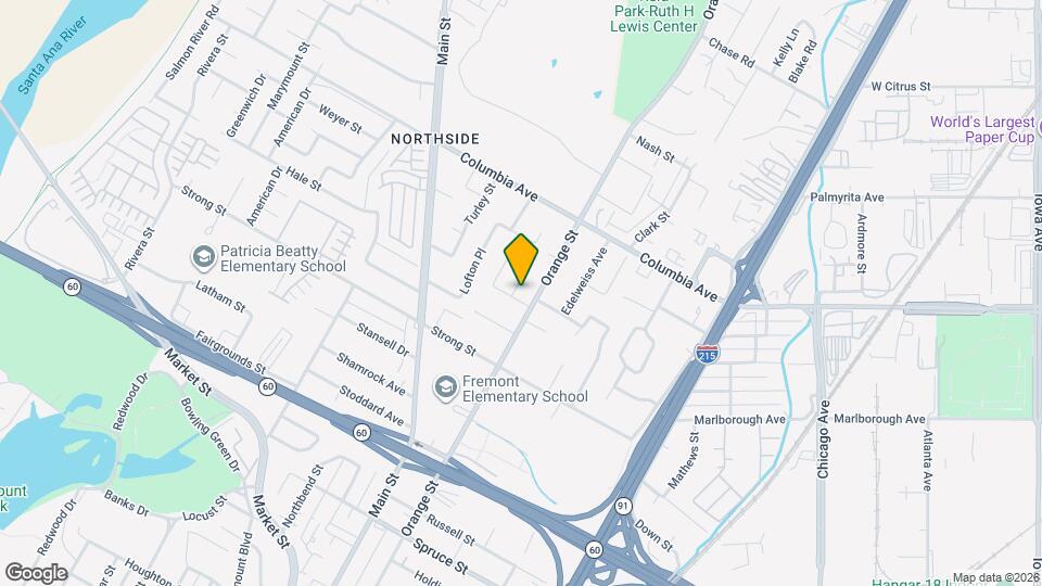 1496 Powell Way Map and Location Details