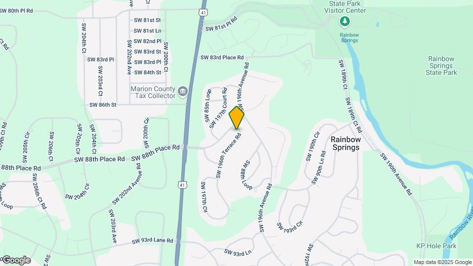 8770 SW 196th Terrace Rd Map and Location Details