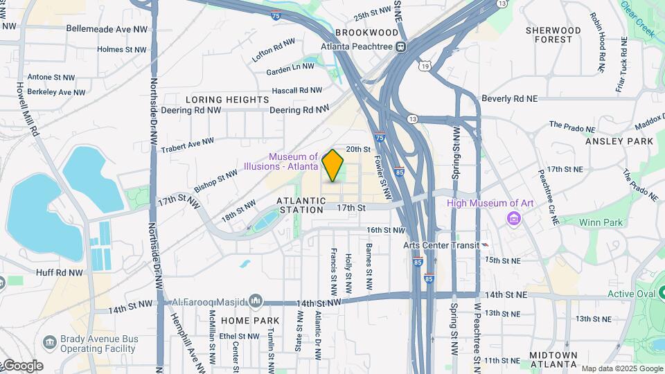260 18th St NW Map and Location Details