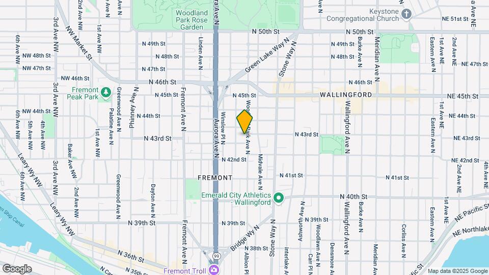 4259 Woodland Park Ave N Map and Location Details