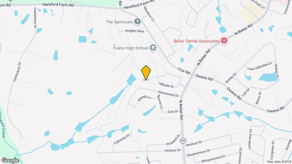 210 Foxdale Dr Map and Location Details