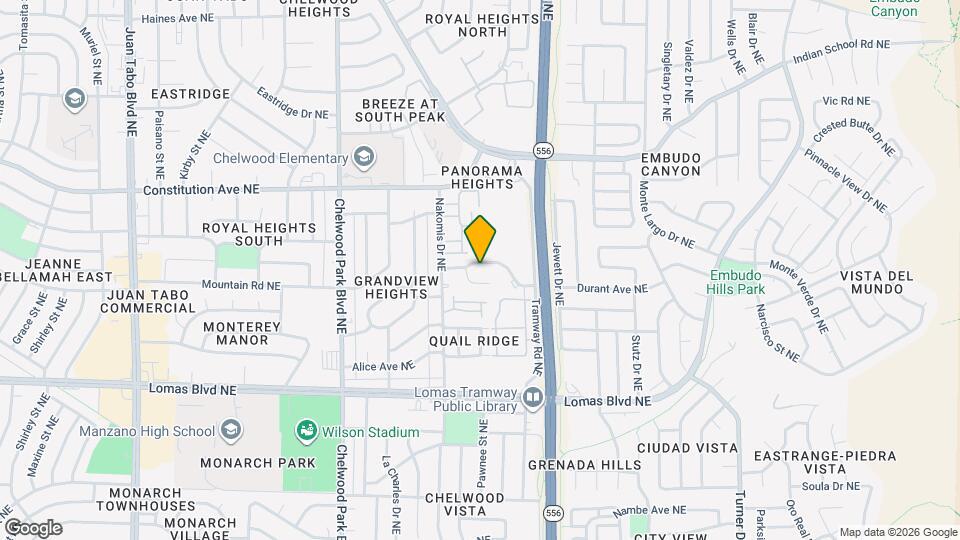 13208 Mountain Rd NE, Unit d Mapa y Detalles de la Ubicación