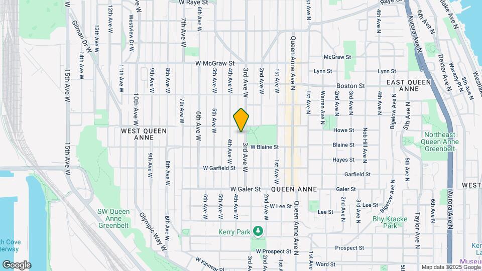 Queen Anne Triplex Seattle, WA Map and Location Details