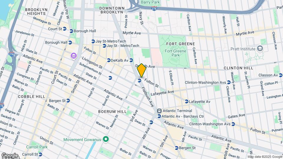 1 Flatbush Mapa y Detalles de la Ubicación