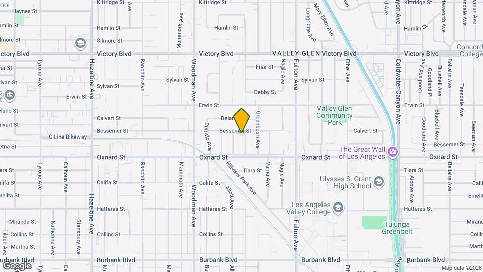 6045 Sunnyslope Ave Map and Location Details