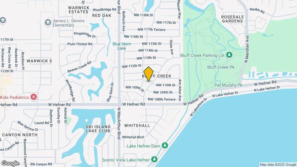 11017 Bluff Creek Dr Map and Location Details