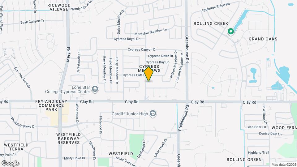 19319 Cypress Arbor Ct Map and Location Details