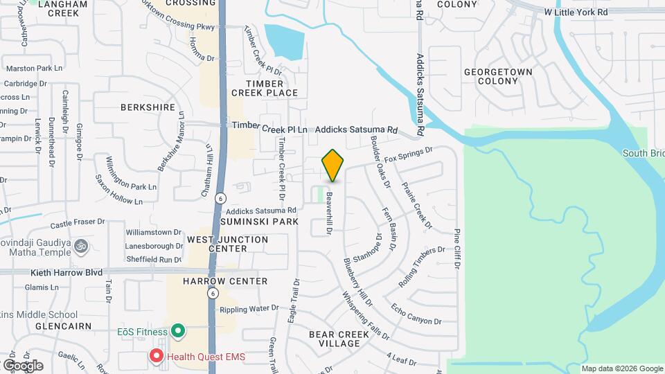 5222 Beaverhill Dr Map and Location Details