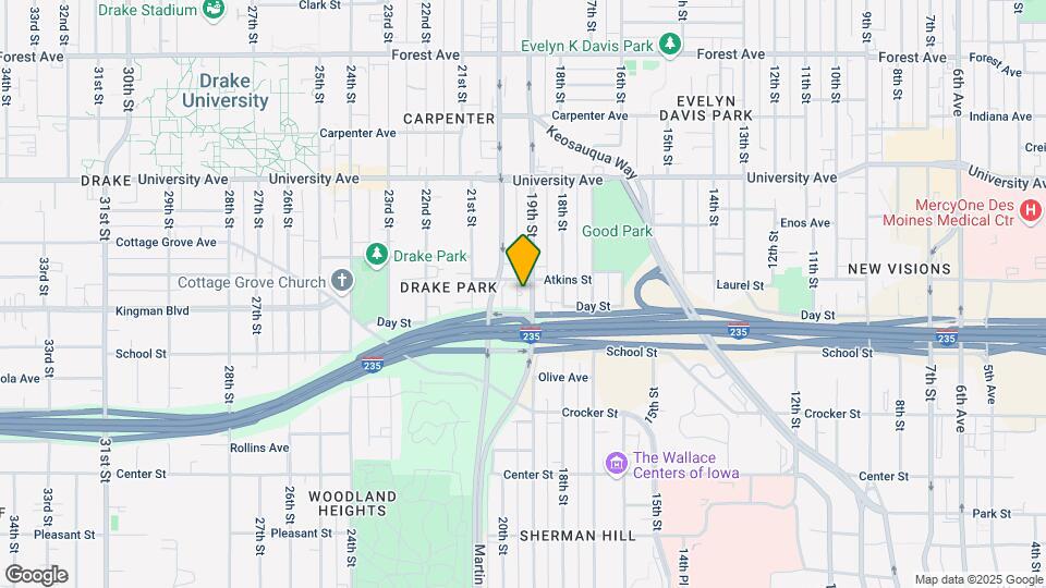 1048 19th St Map and Location Details
