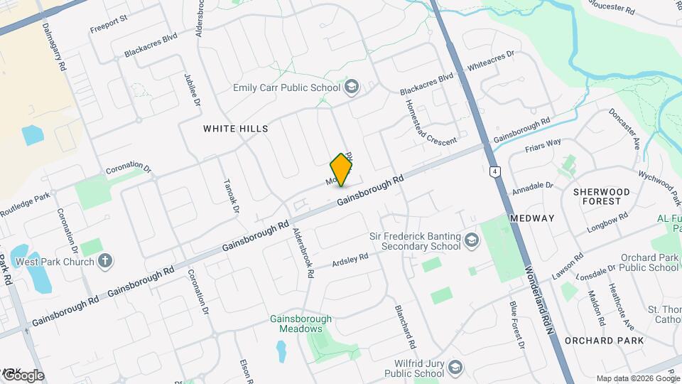 234 Monmore Rd Map and Location Details