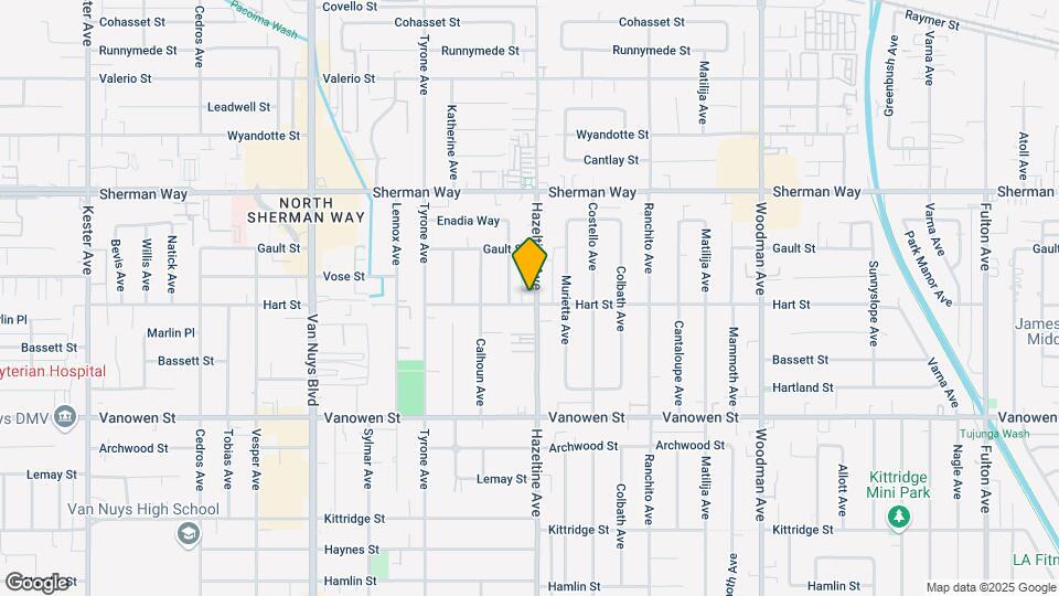 7001 Hazeltine Ave Map and Location Details