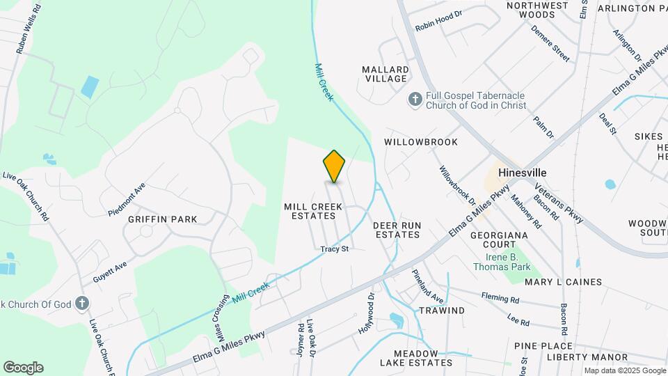 711 Mill Creek Cir Map and Location Details