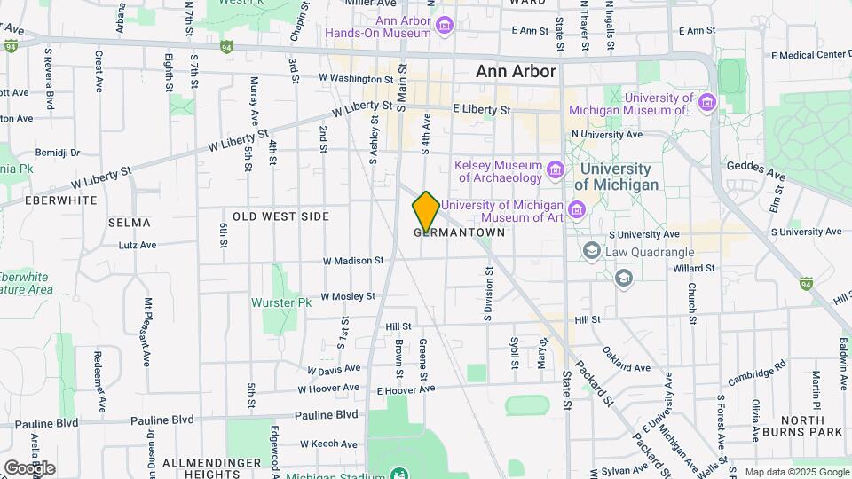 541 S 4th Ave Map and Location Details