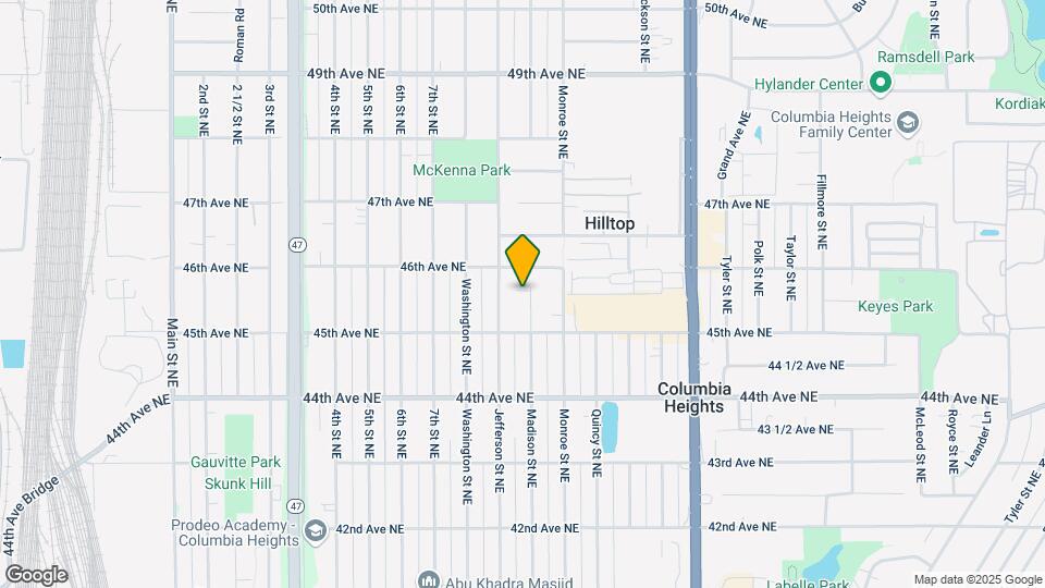 4534 Madison St NE Map and Location Details