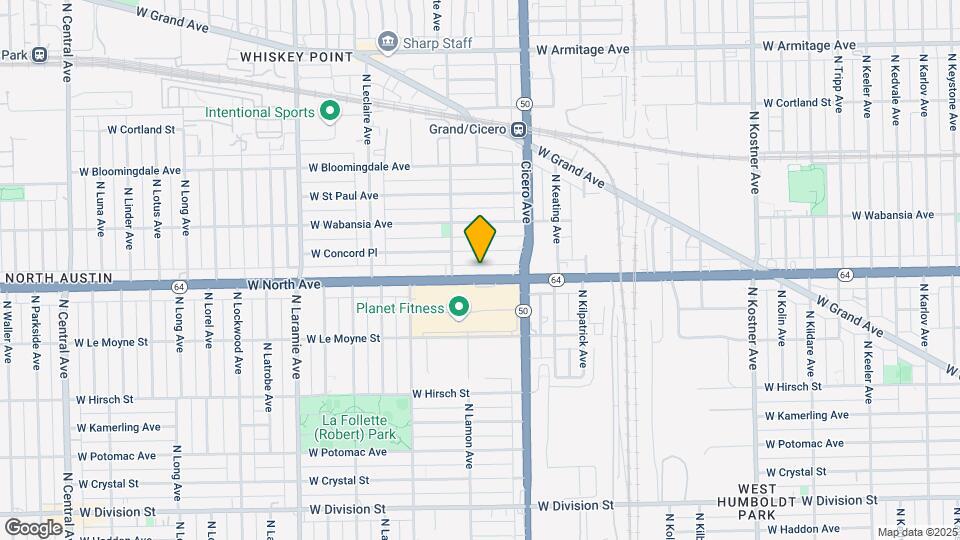 4850 W North Ave Map and Location Details