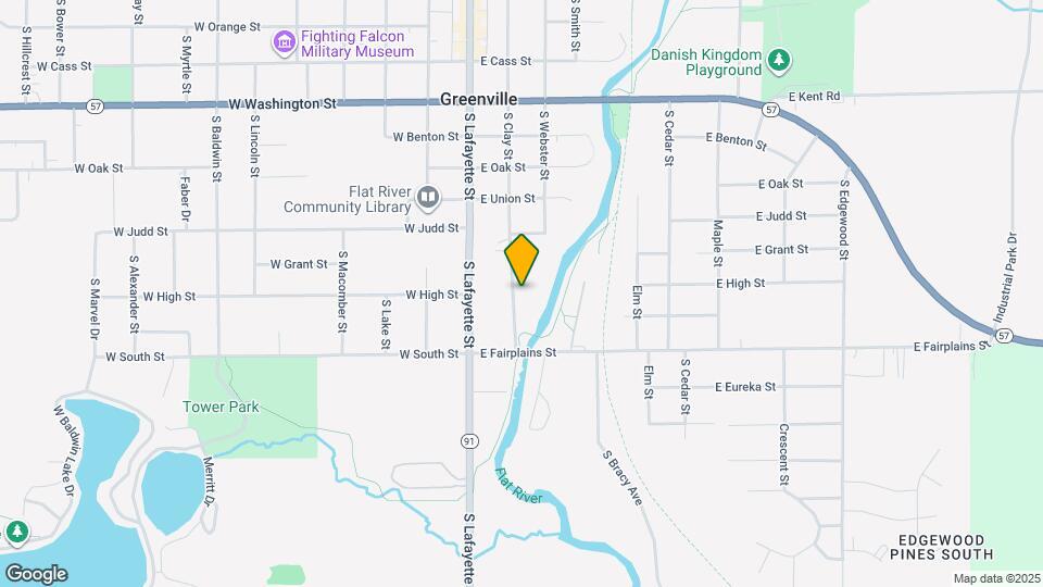 830 S Clay St Map and Location Details