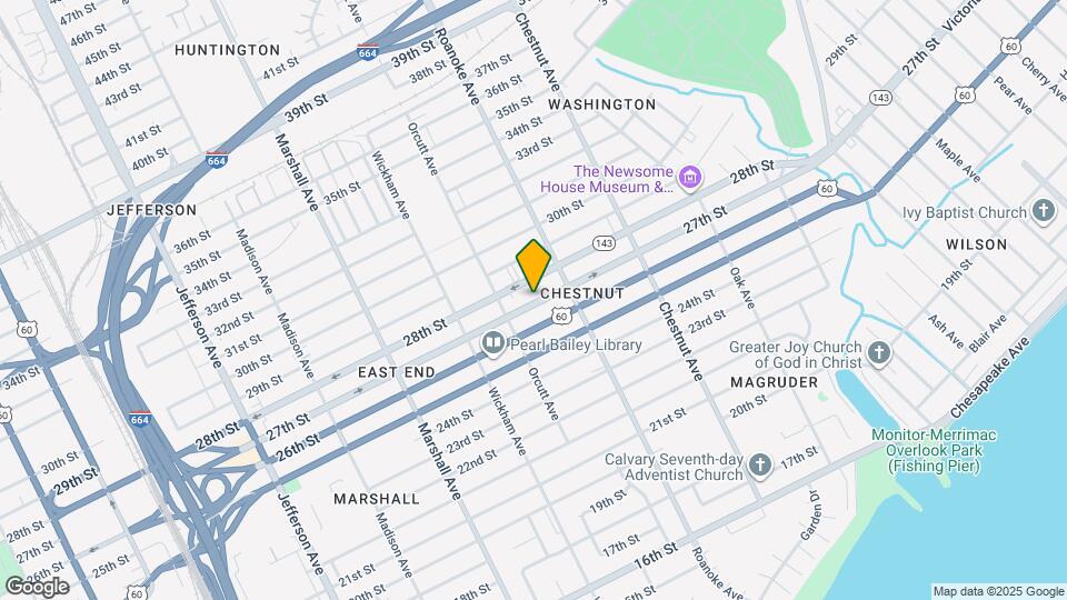 1027 27th St Map and Location Details