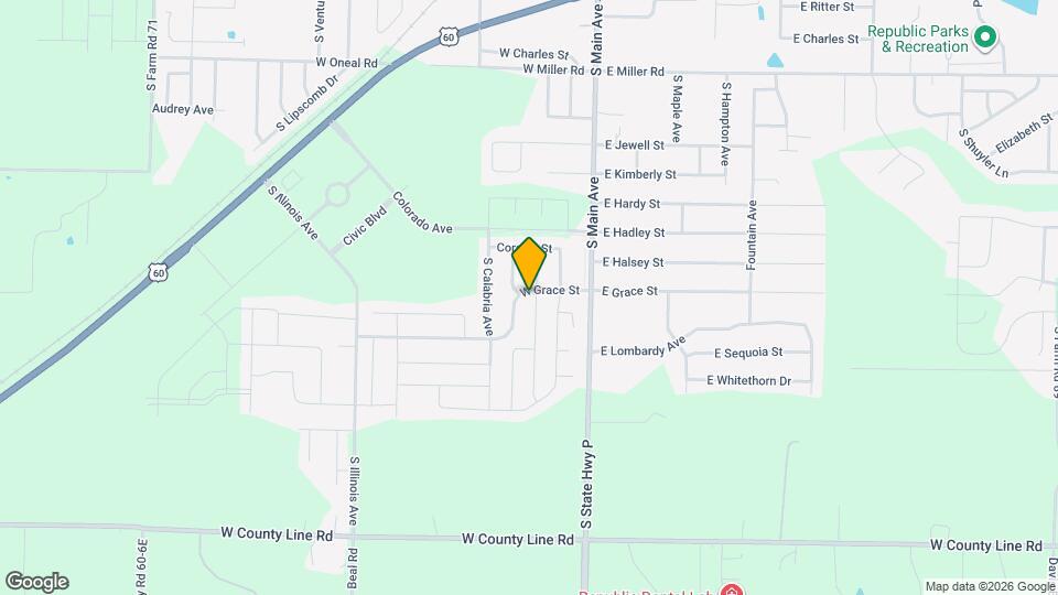 292 W Grace St Map and Location Details