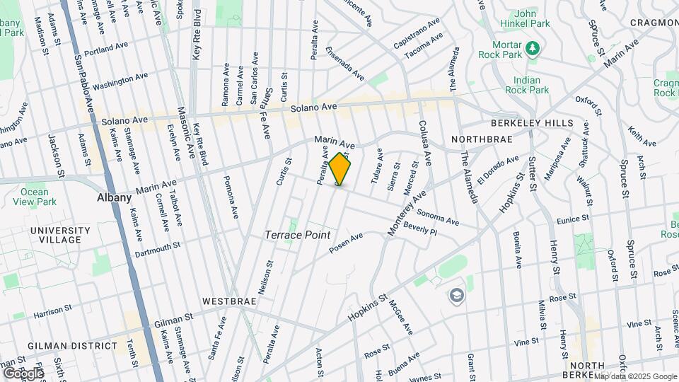 1001 Ordway St Map and Location Details