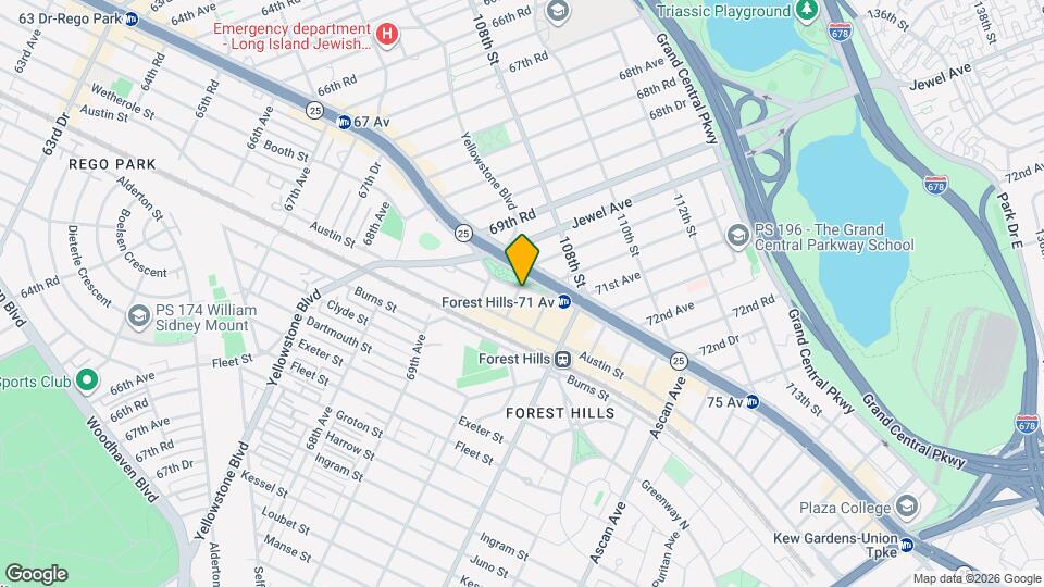 107-02 Queens Blvd Map and Location Details