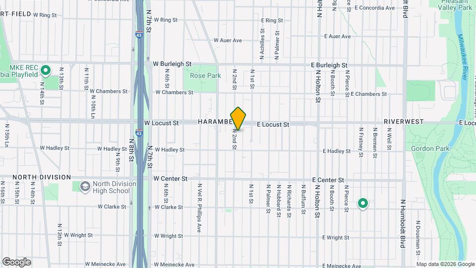 2844 N 2nd St Map and Location Details