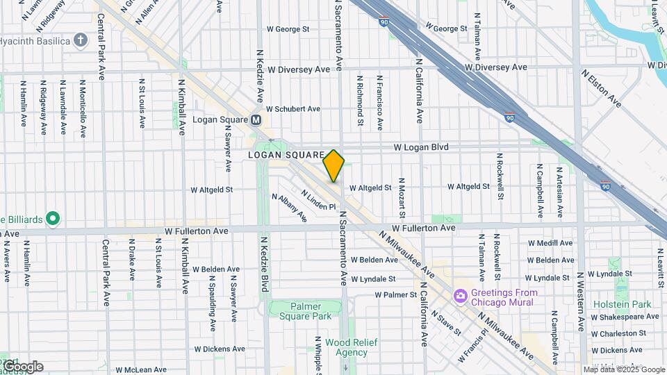 2475 N Milwaukee Ave Map and Location Details