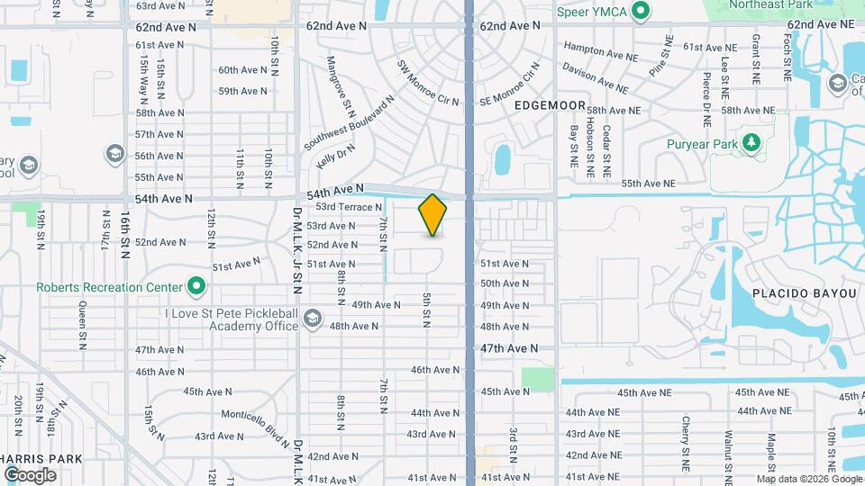 555 52nd Ave N Map and Location Details