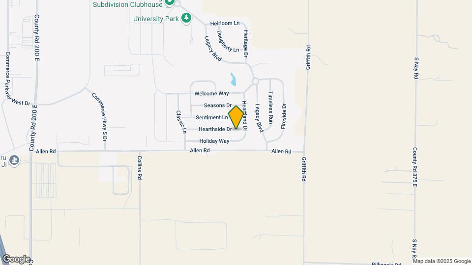 2989 Hearthside Dr Map and Location Details