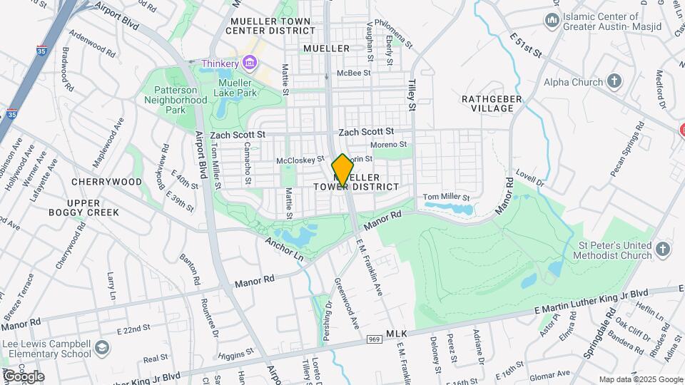 3900 Berkman Dr Map and Location Details