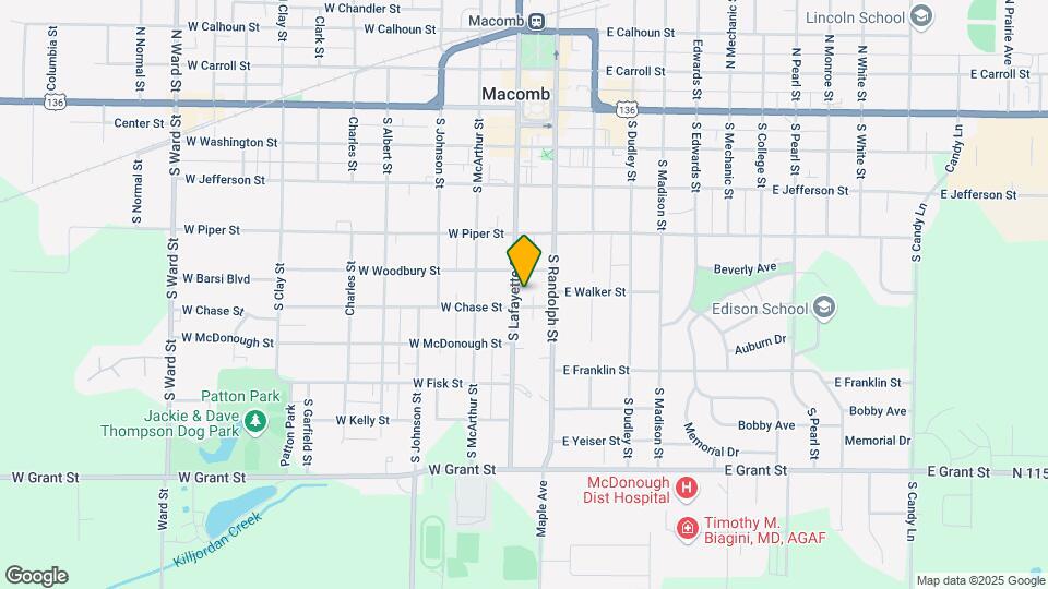 525 S Lafayette St Map and Location Details