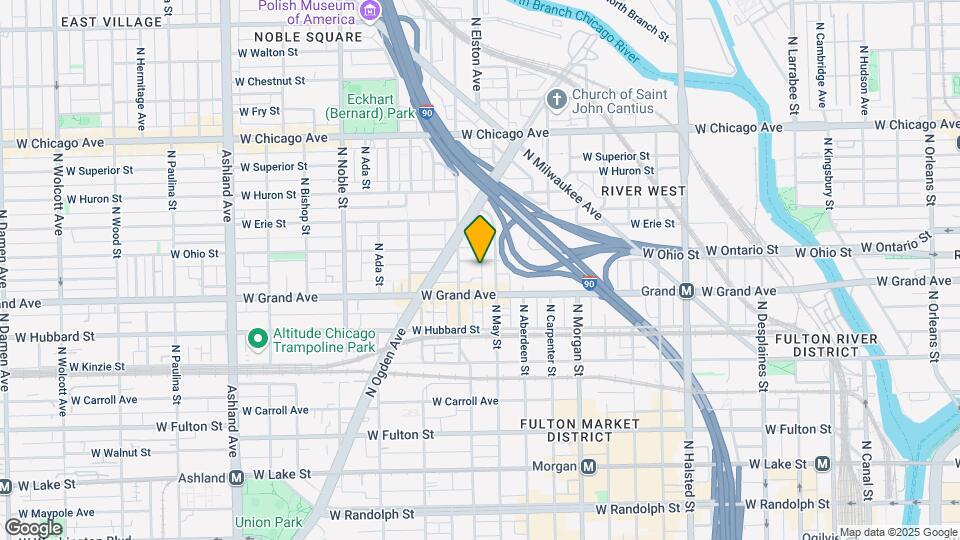 1147 W Ohio St Map and Location Details