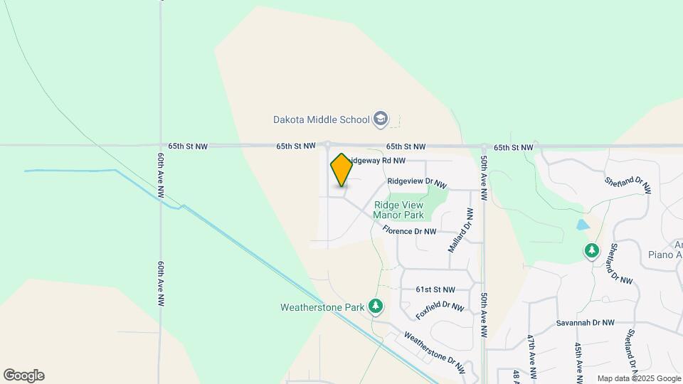 5445 Florence Dr NW Map and Location Details