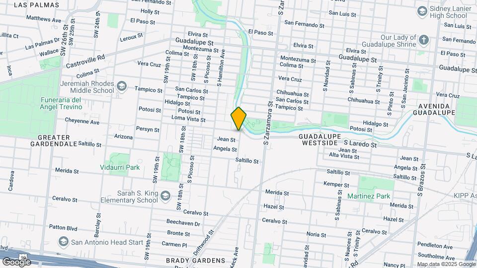 2902 S Laredo St Map and Location Details