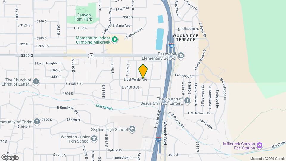 3350 E Del Verde Ave Mapa y Detalles de la Ubicación