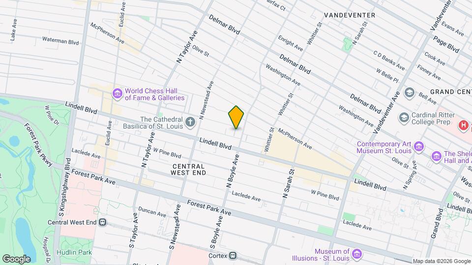 4322 Maryland Ave Map and Location Details