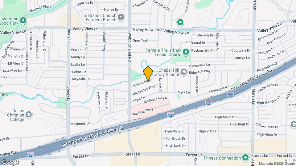 3154 Brincrest Dr Map and Location Details