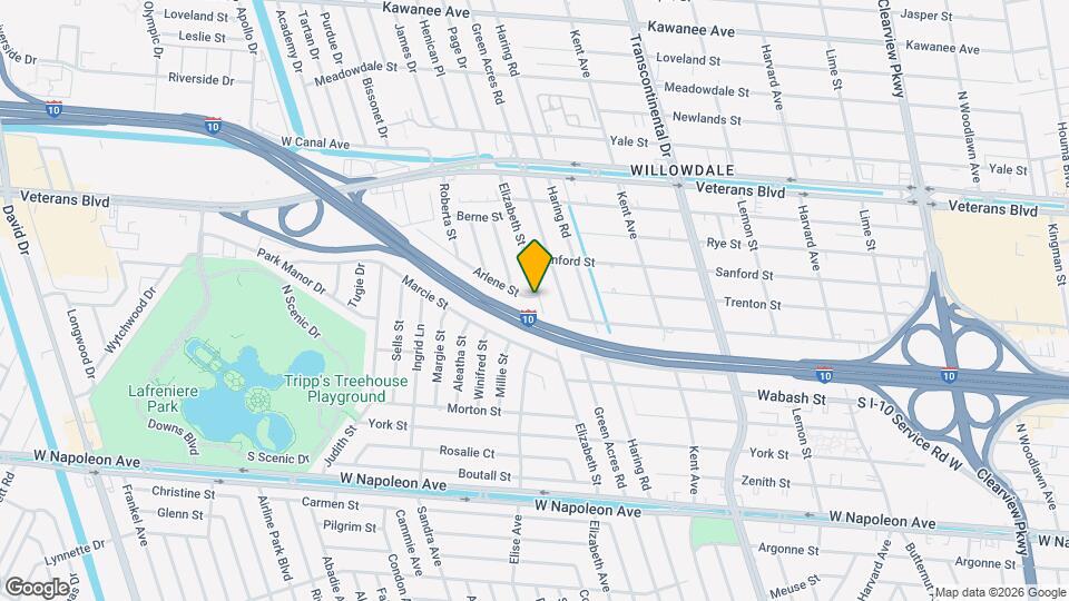 5500 Arlene St Mapa y Detalles de la Ubicación