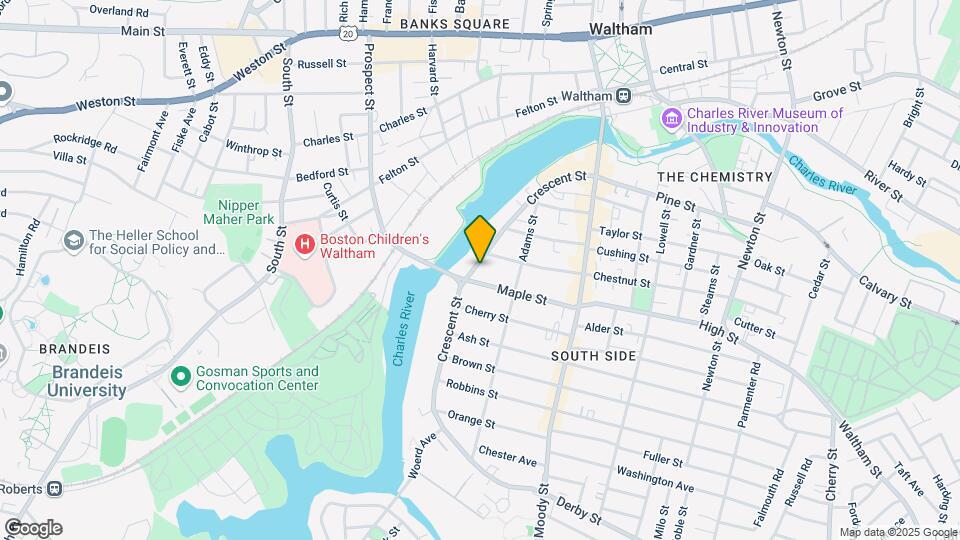 150 Crescent St, Unit 150 Map and Location Details