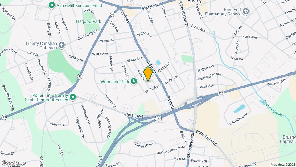 213 S 7th St Mapa y Detalles de la Ubicación